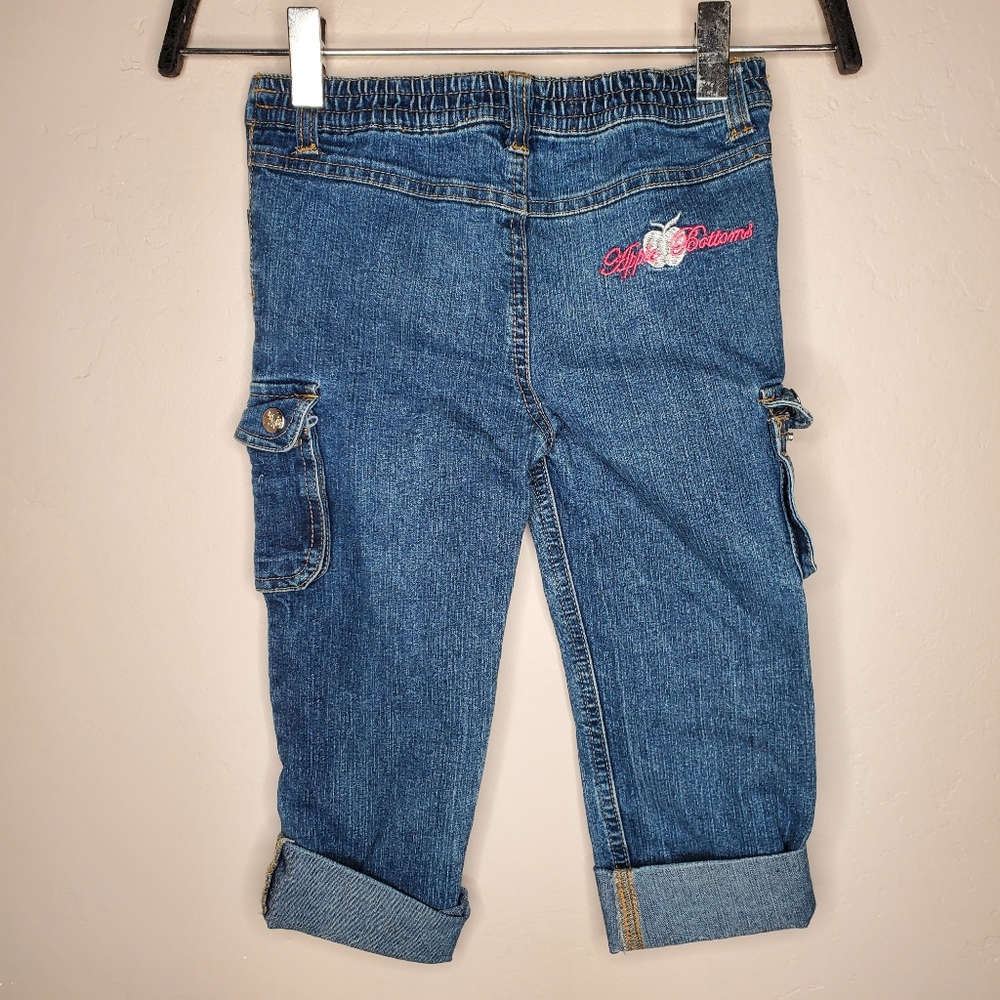 35) APPLE BOTTOM Cargo Jeans Sz. 4 - Picture 4 of 5